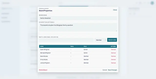 Neuralist screen for when you are working with other people